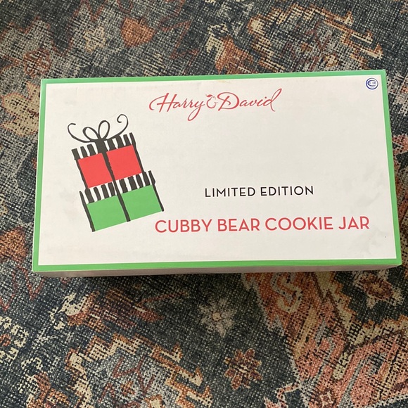 NIB Vintage Harry & David Cubby Bear Cookie Jar - Picture 2 of 9